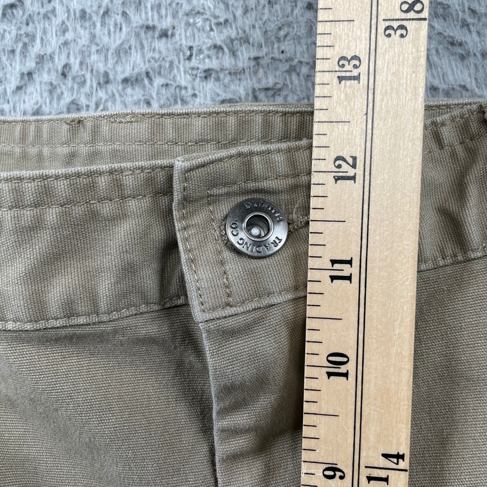 Duluth Trading Co Cargo Pants Mens 46x34 Tan Flex Fire Hose Work Utility Cotton - Picture 7 of 9